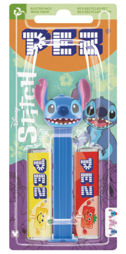 Диспенсер з цукерками Pez Lilo and Stitch Стіч 17г