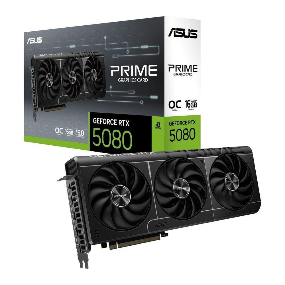 Відеокарта GF RTX 5080 16GB GDDR7 Prime OC Asus (PRIME-RTX5080-O16G), фото 1