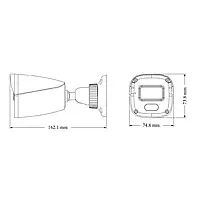 IP-відеокамера 4Mp TVT TD-9441S4L-C(D/PE/AW1) Black f=2.8mm, ІЧ+LED-підсвічування, з мікрофоном (77-00438), фото 3