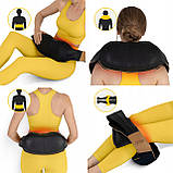 Накидка-масажер 4FIZJO Shiatsu Ultra+ для шиї та спини, акумуляторний Black/Gold (P-5907739319081), фото 3