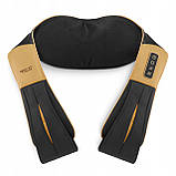 Накидка-масажер 4FIZJO Shiatsu Ultra+ для шиї та спини, акумуляторний Black/Gold (P-5907739319081), фото 5