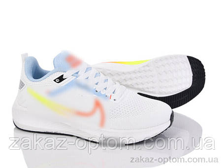 Кросівки жіночі весна-осінь (8 пар р.36-40) HD78-MF08 white-blue, фото 1