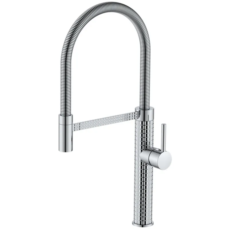 Змішувач для кухні Mixxus Premium Spark 017, високий, хром, одноважільний (MI6968)