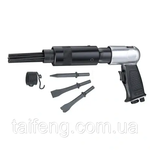 Пневмомомолоток 2 в 1 з набором зубил і голчастою насадкою AIRKRAFT AT-8039DA