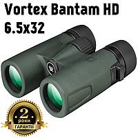 Бінокль 6.5x32 WP професійний Vortex Bantam HD (BTM-6532) / Тактичний бінокль / Бінокль для полювання та спостереження