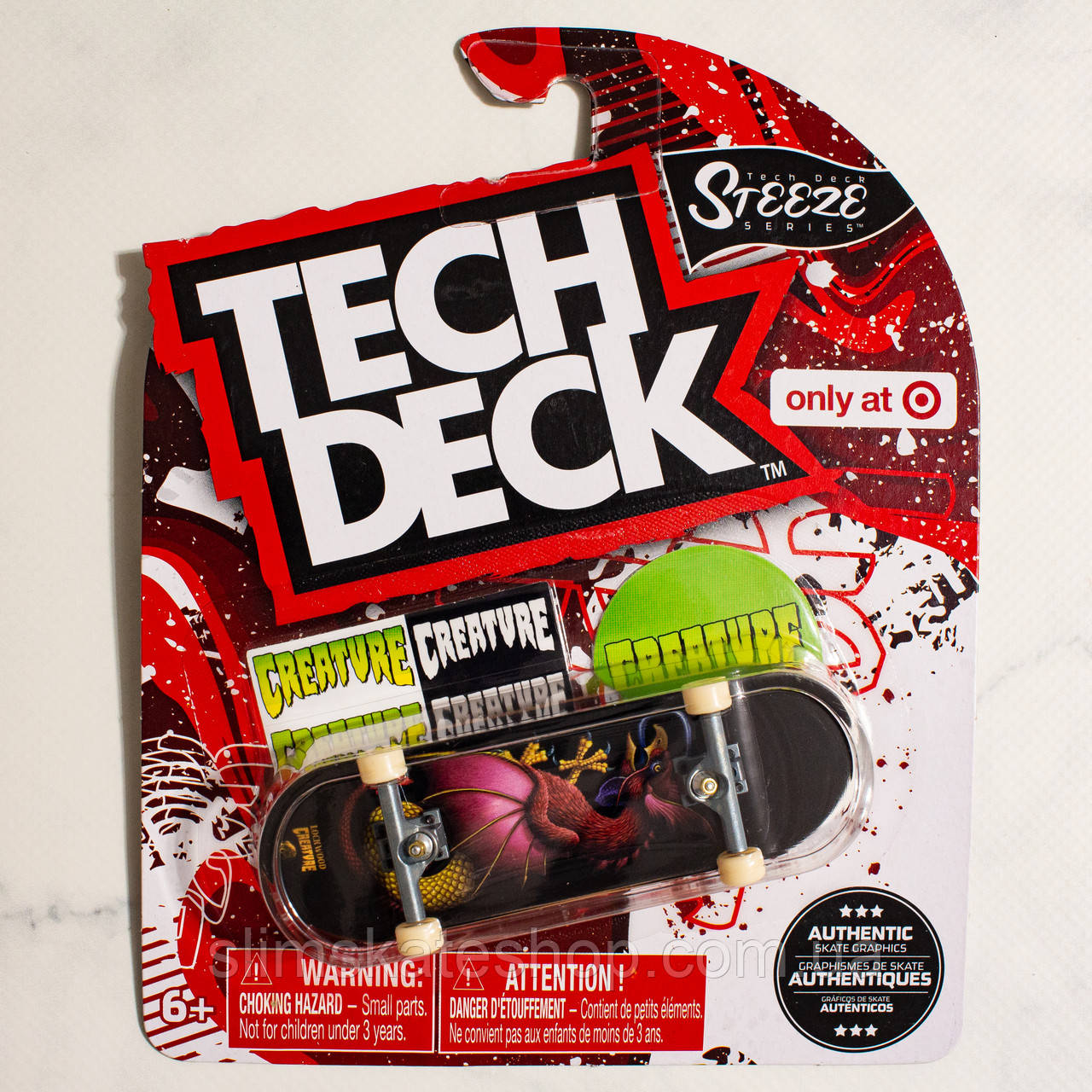 Фінгерборд Tech Deck Creature Cody Lockwood Crest Ultra Rare Steeze Series 32 мм, фото 1