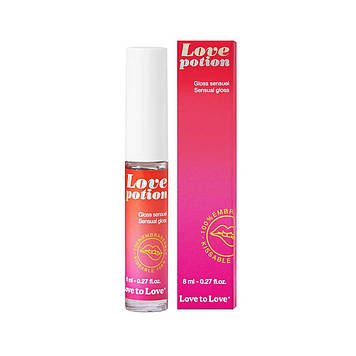 Стимулювальний блиск для губ Love To Love Love Potion — Gloss Sensuel 8 мл Bomba💣