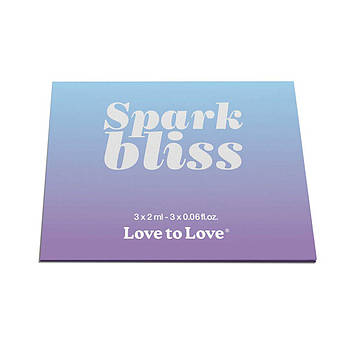 Набір пробників стимуляторів для пар Love To Love Spark Bliss 3 х 2 мл Bomba💣