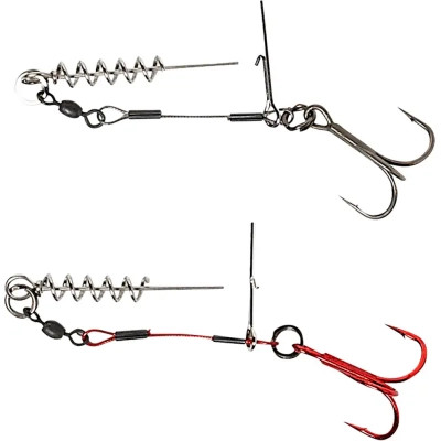 Оснащення Savage Gear Carbon49 Corkscrew Stinger 2/0 31kg (2 шт/уп.) (1854.09.71)