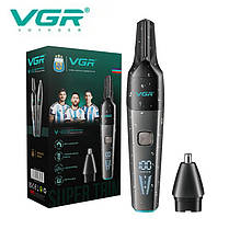 Тример VGR 2 в 1 V-603, 2 насадки (для носа та волосся), IPX5, фото 2