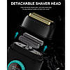 Електробритва VGR V-378 RED шейвер, подвійне лезо + тример, регулювання потужності 7000-9000 RPM, LED Display, фото 7