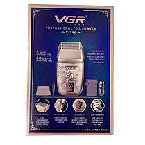 Електробритва VGR V-349 шейвер, потрійне лезо, IPX6, LED Display, фото 4