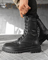 Зимові черевики Shaved натуральна шкіра хутряні утеплені підошва гумова 40 {1940-piho}