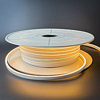 Неон 12В світлодіодний smd2835 4*10mm 120 д/м 10W/m IP65 теплий білий 2700-3000 (ціна 1м)