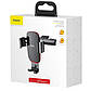 Автотримач для телефона Baseus Metal Age Gravity Car Mount (CD Version) Black, фото 3