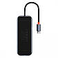 USB-хаб Baseus AcmeJoy 5-Port Type-C HUB Adapter（Type-C to USB3.0*2+USB2.0*1+Type-C PD&Data *1+RJ45*1）Dark, фото 5
