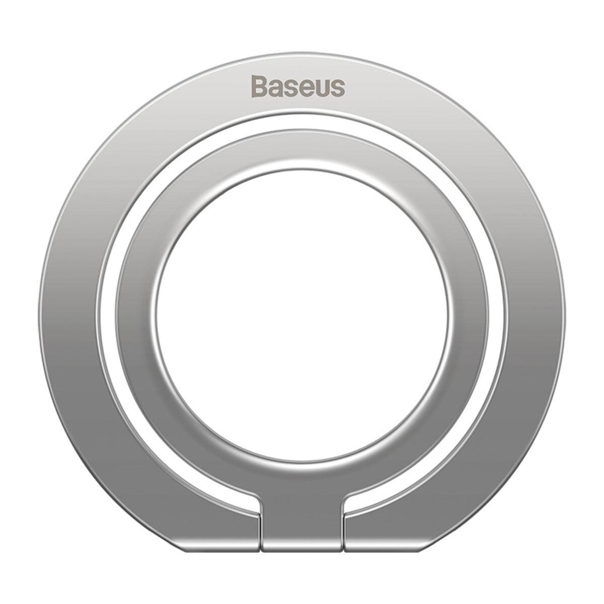 Підставка для мобільного Baseus Halo Series Foldable Metal Ring Stand(Single-ring)Silver