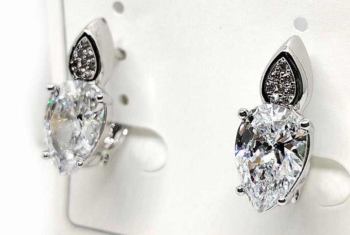 Сережки трендові вечірні, фото 1