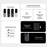 Відеодзвінок з WiFi 4Mp Ajax DoorBell White із вбудованим штучним інтелектом та ІЧ датчиком руху, фото 8