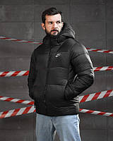 Зимова куртка Black Karabin плащівка синтепух атласна підкладка маломірка L {9014-piho}