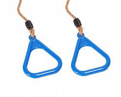 Кільця на мотузках для дитячих майданчиків, акробатичні кільця Жовтий