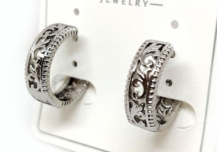 Сережки жіночі класичні Візерунки, фото 1