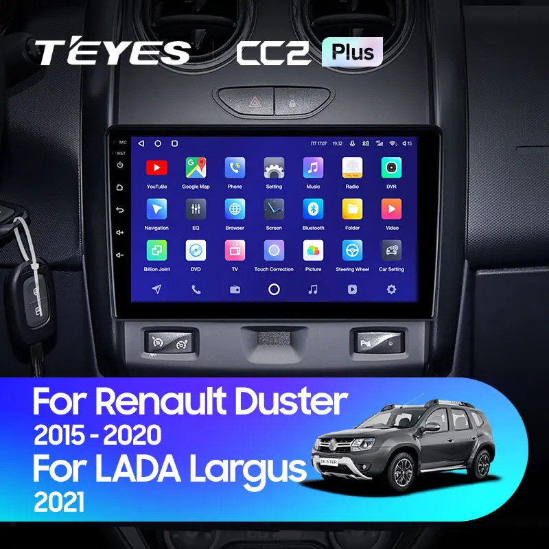 Автомагнітола 2DIN з 9-дюймовим сенсорним екраном, Android 10, 4G, GPS, Wi-Fi, Bluetooth, BM MATE 9 PRO XPRO (43889-M-mate 9_2762)