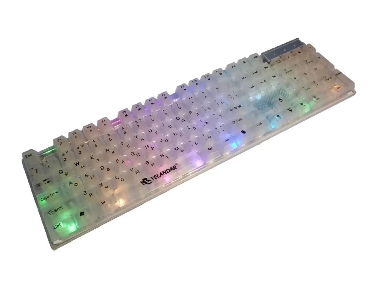 Клавіатура з LED-підсвіткою Yelandar AN-T20 8923 Дротова клавіатура з USB-приєднанням