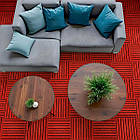 Самоклеюча плитка під ковролін бургунді 300*300*4,5MM (D) SW-00002486, фото 3