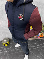 Чоловіча куртка American плащівка синтепон маломірка весна осінь XXL {1264-piho}