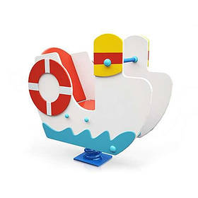 Дитяча гойдалка на пружині “Пароплав” вулична