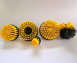 Набір із 5 щіток на шуруповерт дриль для чистки, прибирання автомобіля, фото 2