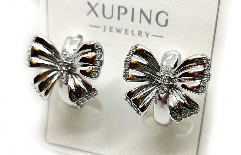 Сережки жіночі гарні Бантики, фото 1