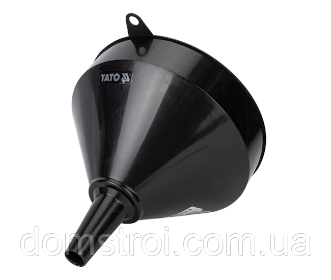 Лійка пластикова лійка  (Ø=240 мм L=245 мм) YATO YT-0696 чорна