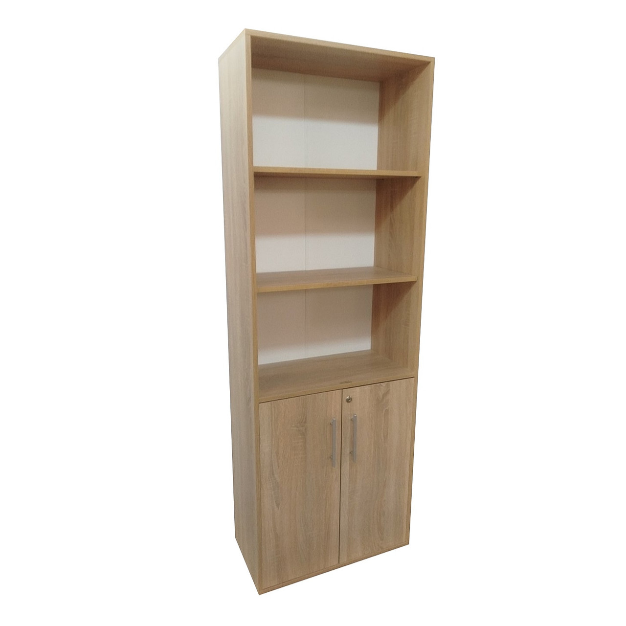 Шафа-вітрина із замком 185*64*32 Дуб Сонома, фото 1