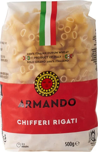 Макарони ARMANDO CHIFFERI RIGATI, 500 г