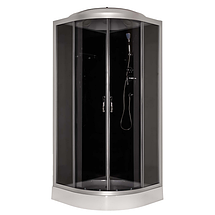 Душовий бокс Vivia Venta 61 BF 90х90х220 см на низькому піддоні тоноване скло, фото 3