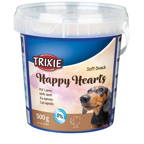Ласощі Trixie Soft Snack Happy Hearts для собак з ягням 500 г (*)