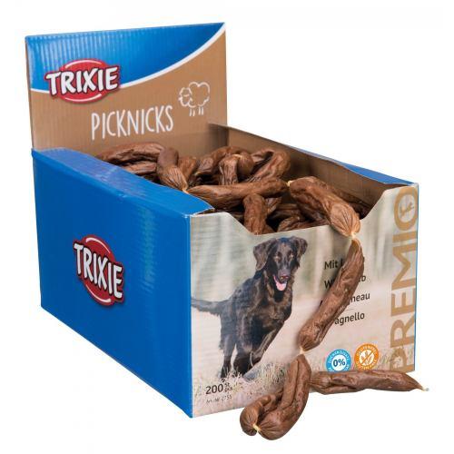 Ласощі Trixie Premio Picknicks для собак Сосиски з ягням 8 см 8 г 200 шт (*)