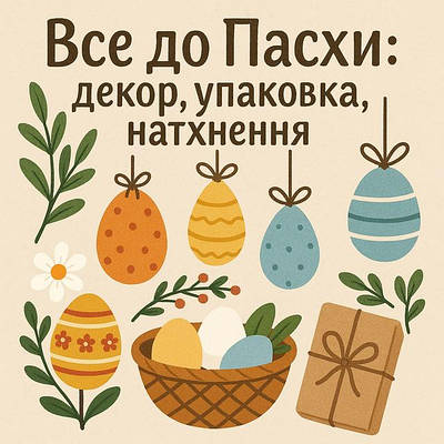 Все до Пасхи: декор, упаковка, натхнення