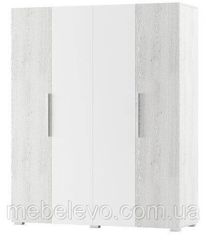 Шафа Ромбо 4Д(180) 2200х1800х570мм аляска + білий   Світ меблів