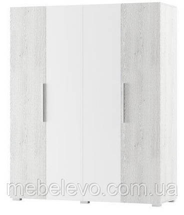 Шафа Ромбо 4Д(180) 2200х1800х570мм аляска + білий Світ меблів, фото 1