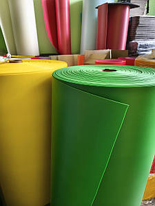 Кольоровий ІЗОЛОН ( СОФТИН) для виготовлення квітів ППЕ 3002 (ТРАВ'ЯНИЙ) Висота рулону 1 м.