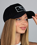 Бейсболка кепка жіноча чорна розмір 56-59, фото 2