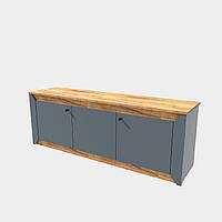 Тумба під телевізор Еверест Нордик-1500 150х38х53 см графіт