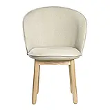 Стілець обідній для кафе Stich Comfort h-86 натуральний ясен / Magenta 13, фото 2