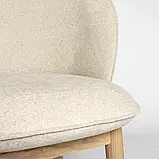 Стілець обідній для кафе Stich Comfort h-86 натуральний ясен / Magenta 13, фото 6