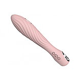 Вібратор з електростимуляцією 21 см, Силіконовий електростимулятор для точки G та ерогенних зон, Інтимні іграш, фото 3