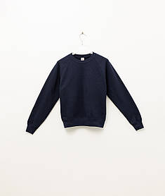 Глибокий Темно-Синій світшот жіночий оверсайз Classic raglan sweat Fruit of the Loom