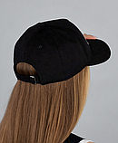 Бейсболка кепка жіноча чорна розмір 56-59, фото 4